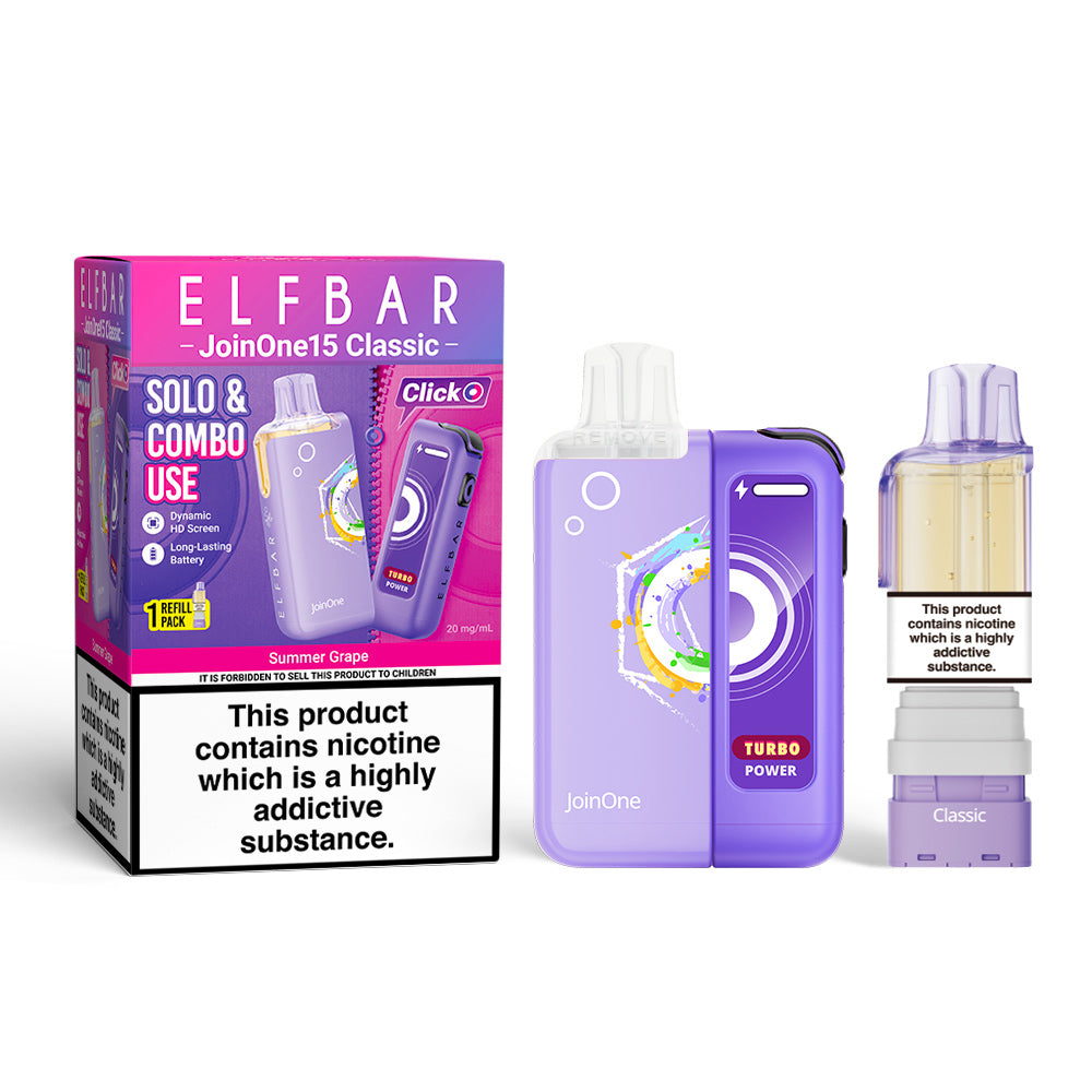 Elfbar Joinone 15 Classic Prefilled Kit - Summer Grape