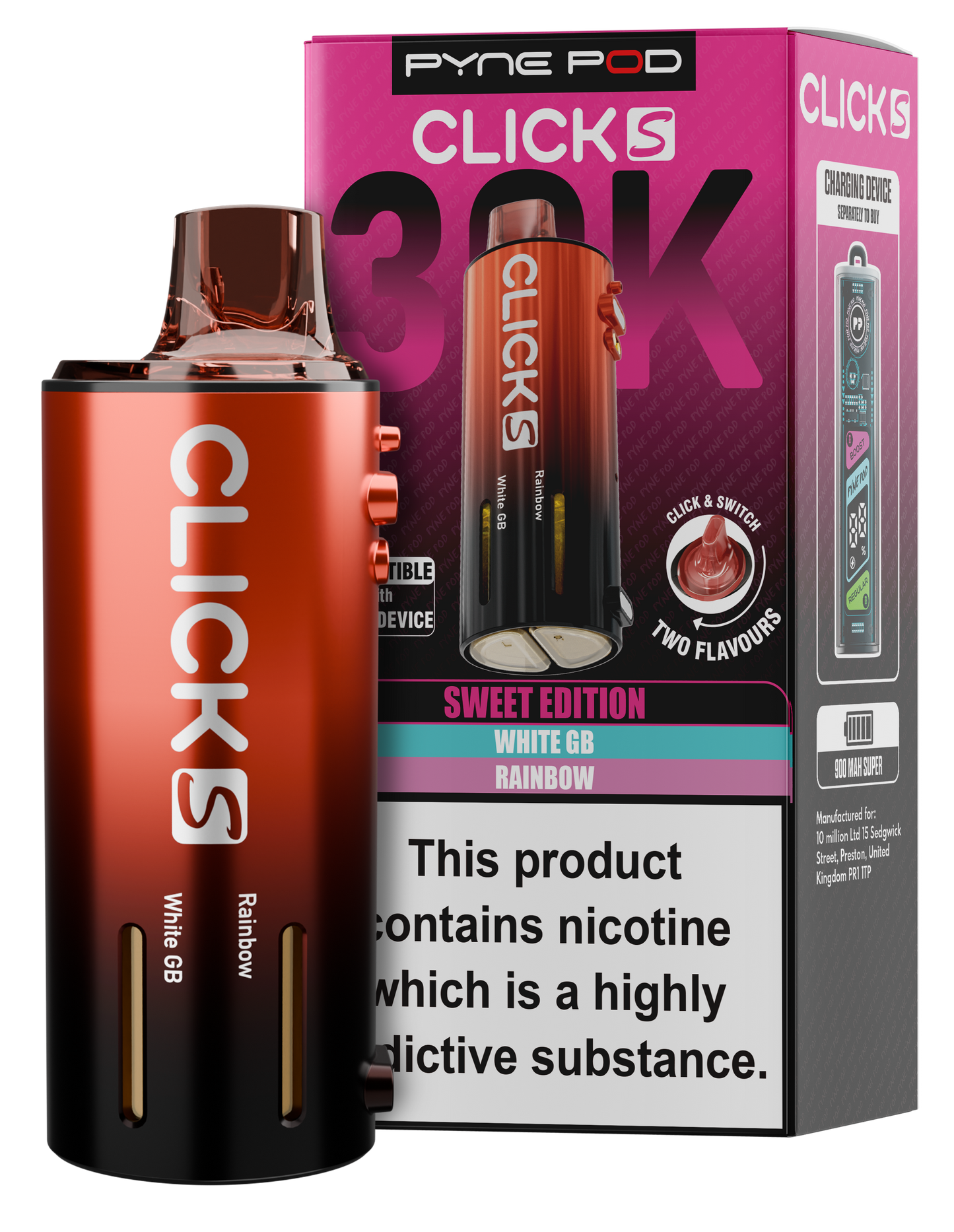 Pyne Pod Click S 30K Refill Pod