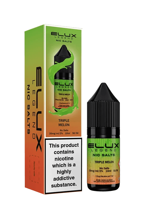 TRIPLE MELON 10ML NIC SALT BY ELUX LEGEND 10MG(1%) | 20MG(2%)