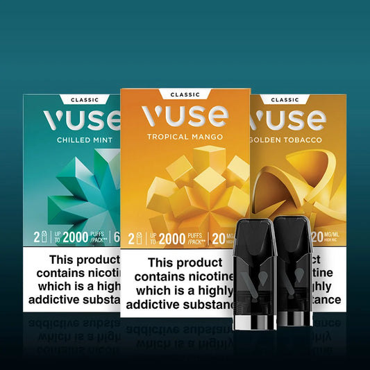 VYPE | VUSE EPOD CARTRIDGES VPRO 6MG | 12MG | 18MG - FROM £5.99