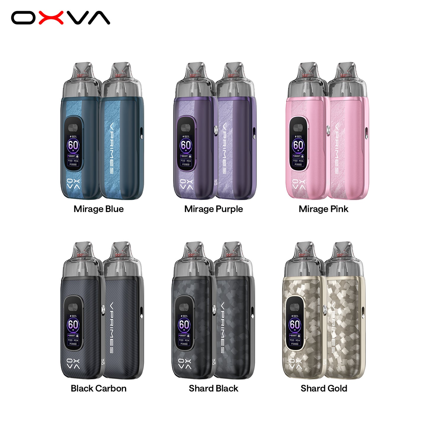 OXVA VPRIME 2 POD SYSTEM KIT - 3400MAH