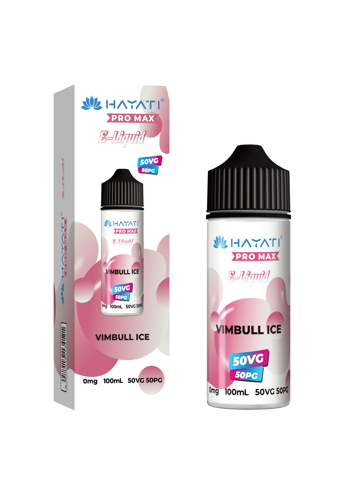 VIMBULL ICE - HAYATI PRO MAX 100ML SHORT FILL - 50/50PG/VG E-LIQUID