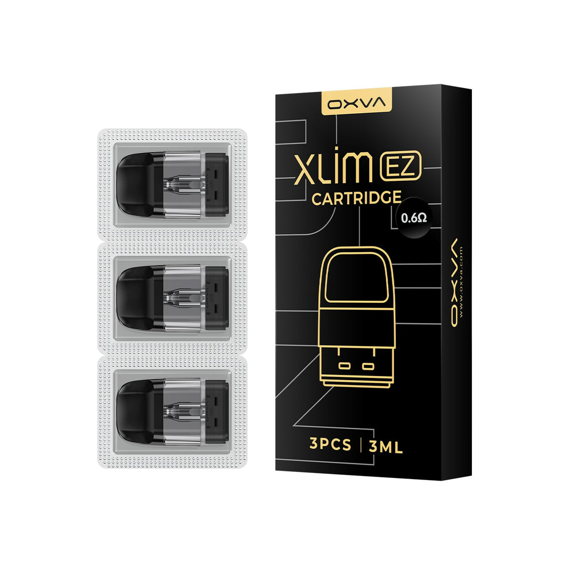 OXVA XLIM EZ TOP FILL PODS CARTRIDGES - PACK OF 3