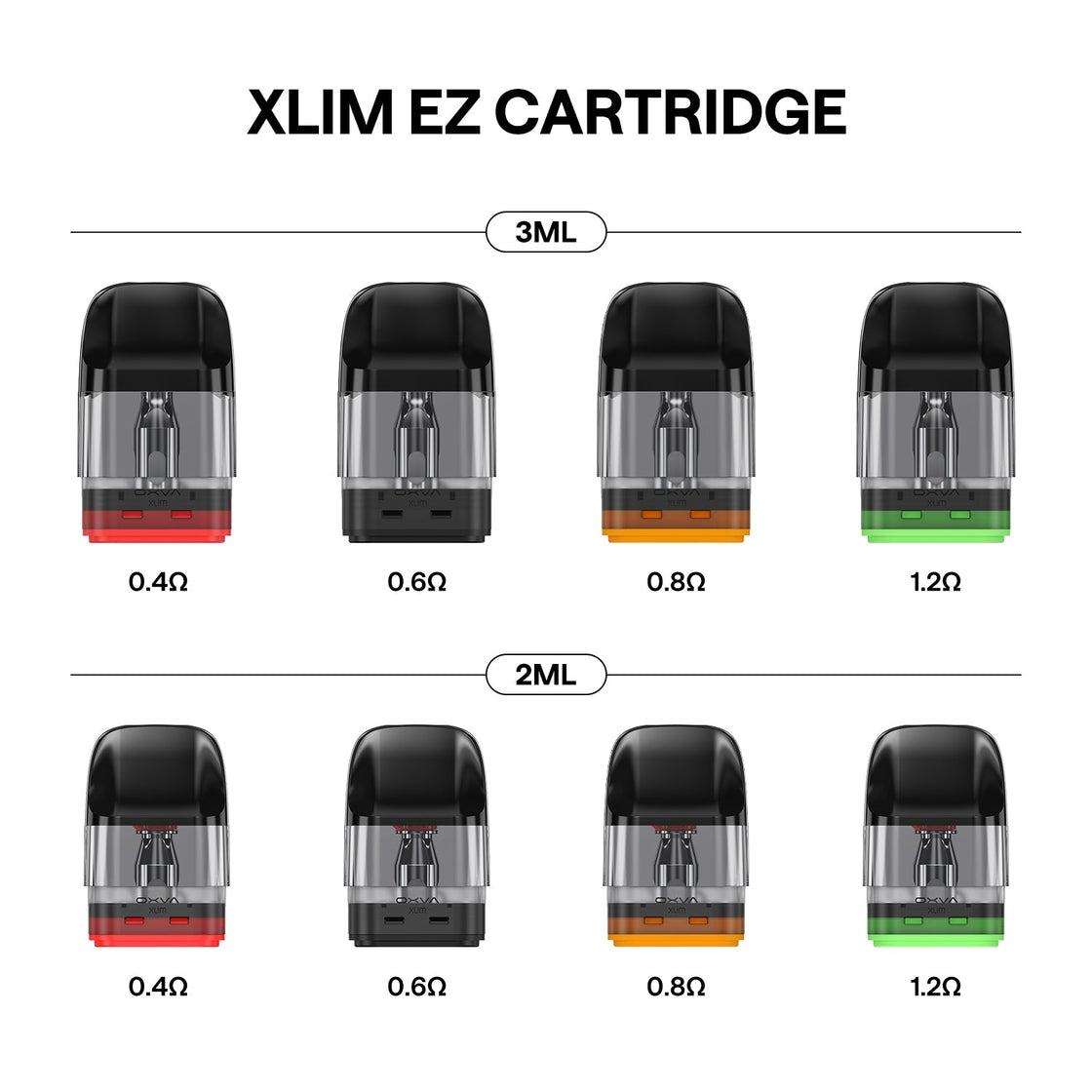 OXVA XLIM EZ TOP FILL PODS CARTRIDGES - PACK OF 3