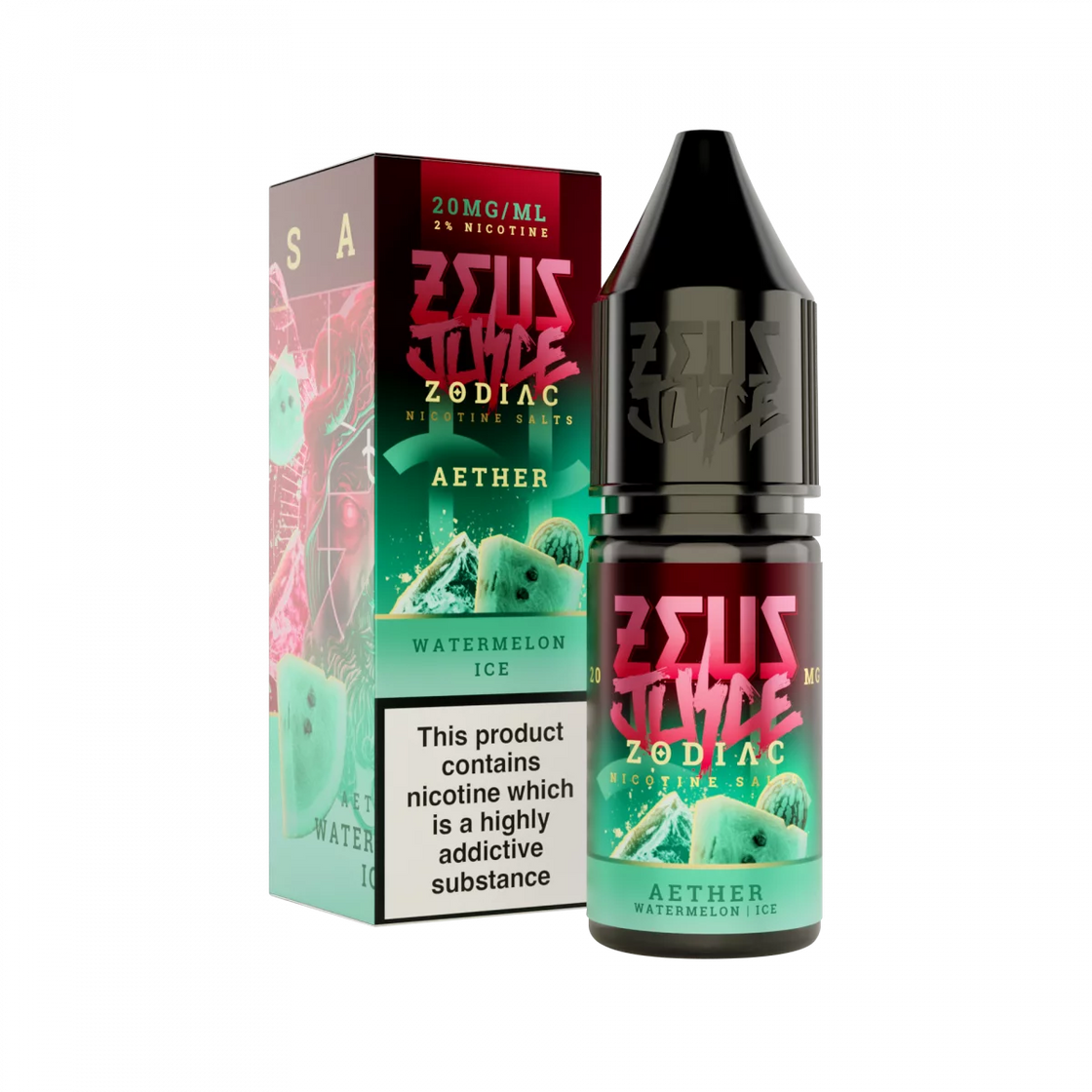 AETHER 10ML E LIQUID NICOTINE SALT BY ZEUS JUICE