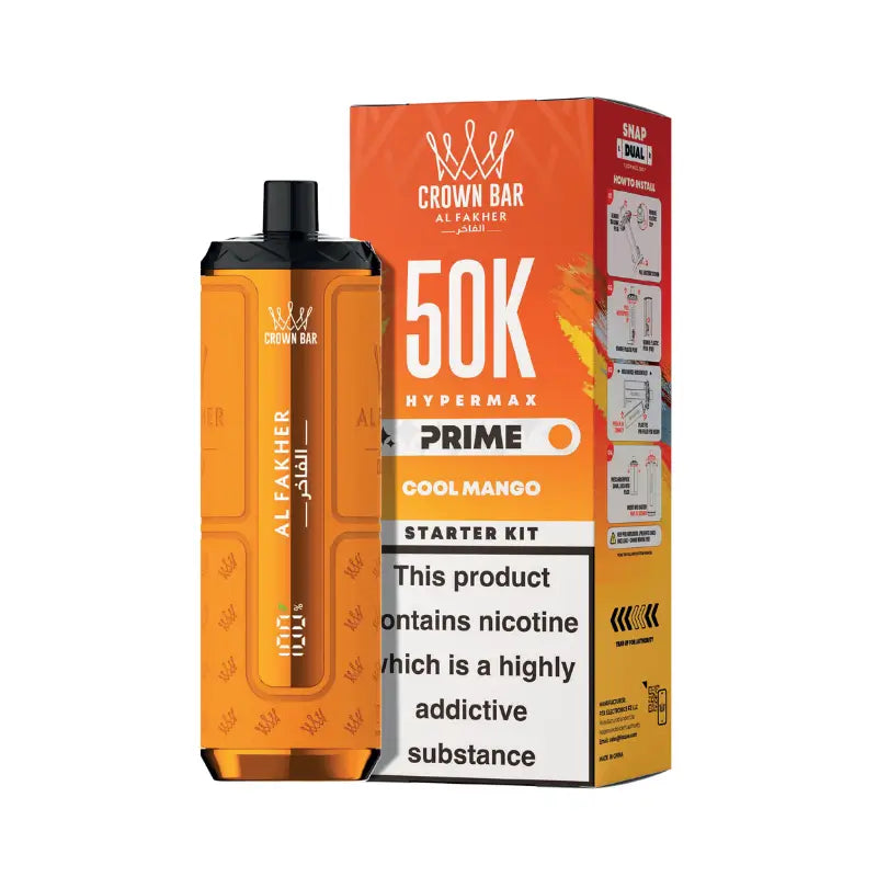 Al Fakher Hypermax Prime 50K Prefilled Pod Kit - Cool Mango