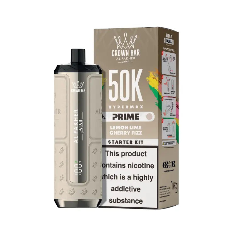 Al Fakher Hypermax Prime 50K Prefilled Pod Kit - Lemon Lime & Cherry Fizz