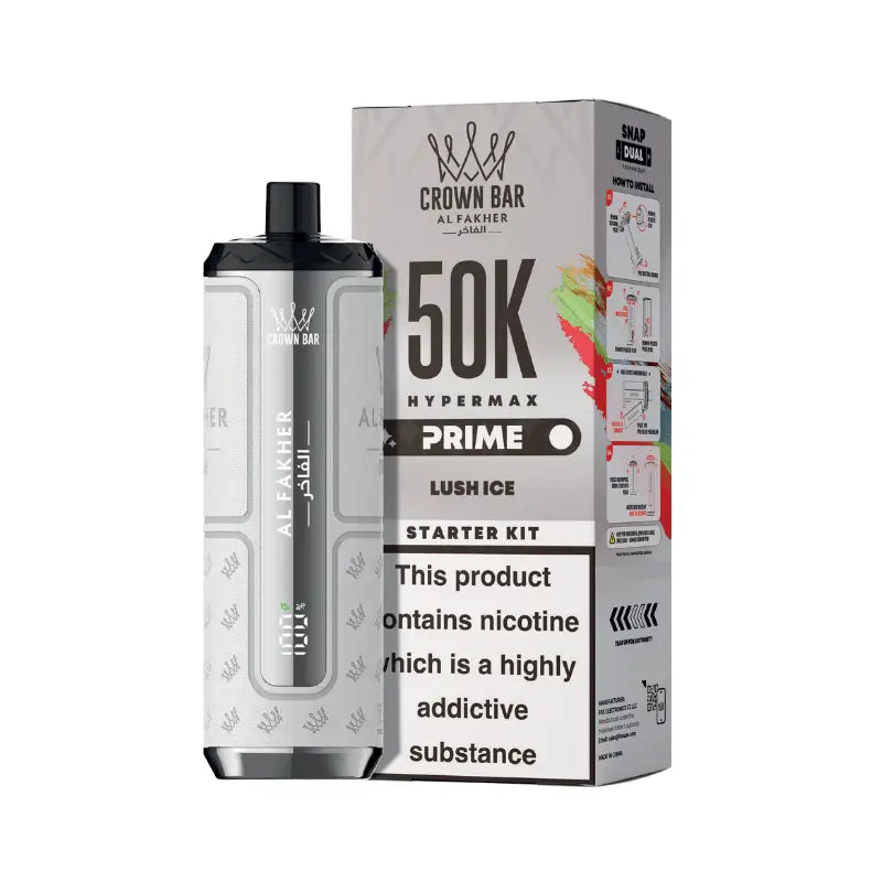 Al Fakher Hypermax Prime 50K Prefilled Pod Kit - Lush Ice