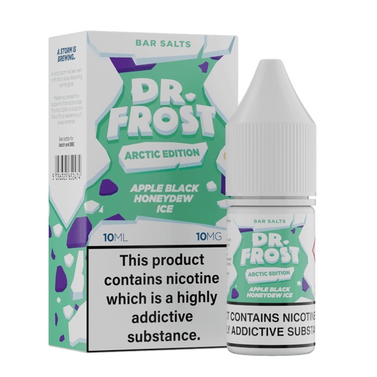 APPLE BLACK HONEYDEW ICE 10ML NIC SALT BY DR FROST - ARCTIC EDITION - Vapeslough