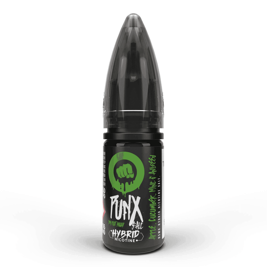 APPLE, CUCUMBER, MINT & ANISEED - PUNX BY RIOT - 10ML NIC SALT E-LIQUID - 5MG | 10MG | 20MG BY RIOT SQUAD - Vapeslough