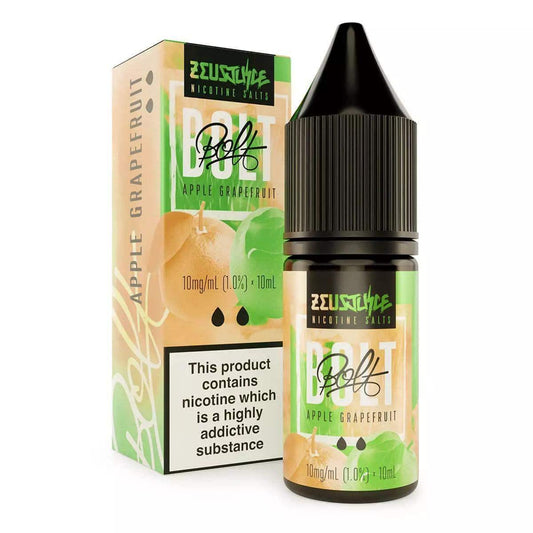 APPLE GRAPEFRUIT 10ML NIC SALT BY BOLT - ZEUS JUICE - Vapeslough