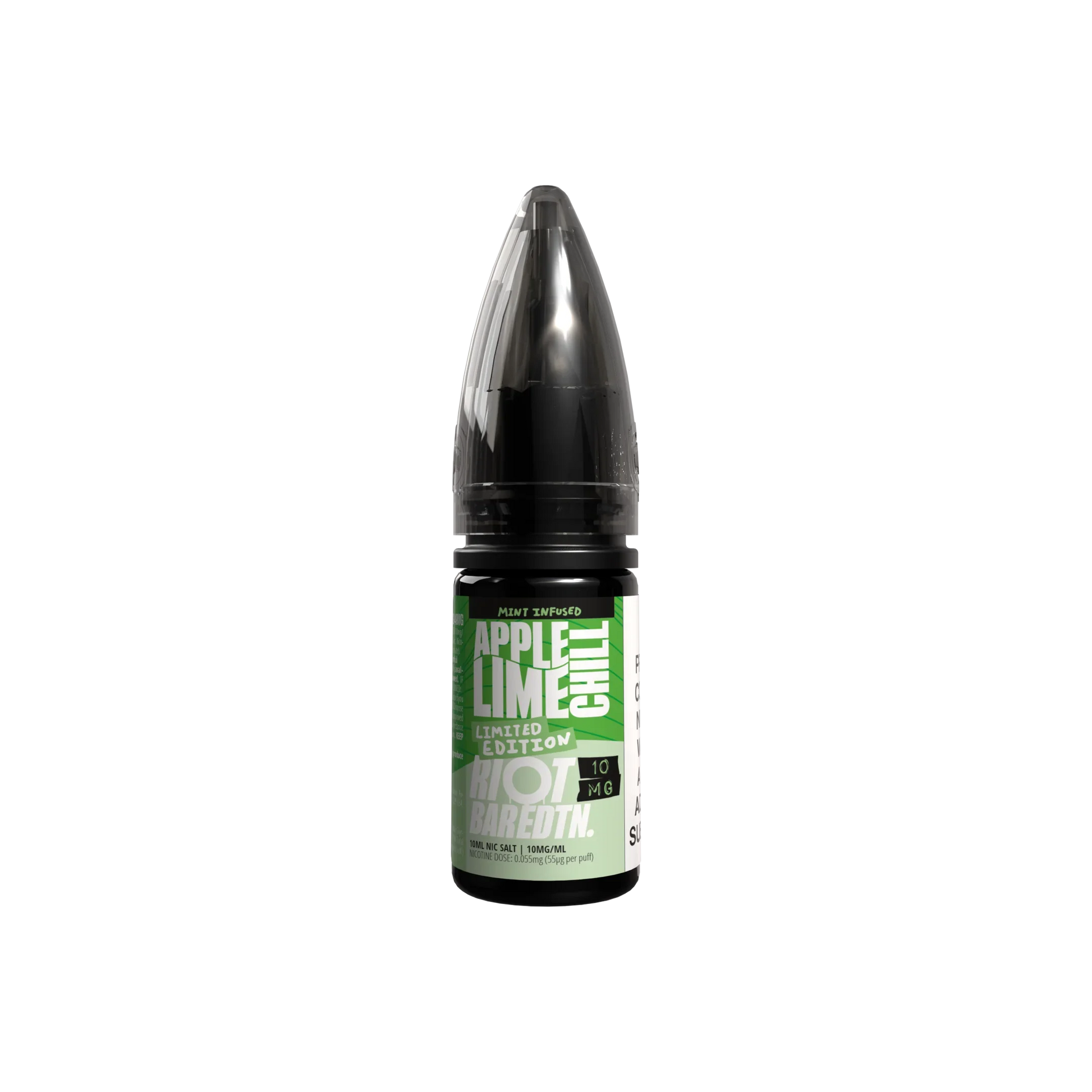 APPLE LIME CHILL - LMTD ETDN - 10ML NIC SALT E-LIQUID - 5MG | 10MG | 20MG BY RIOT SQUAD - Vapeslough