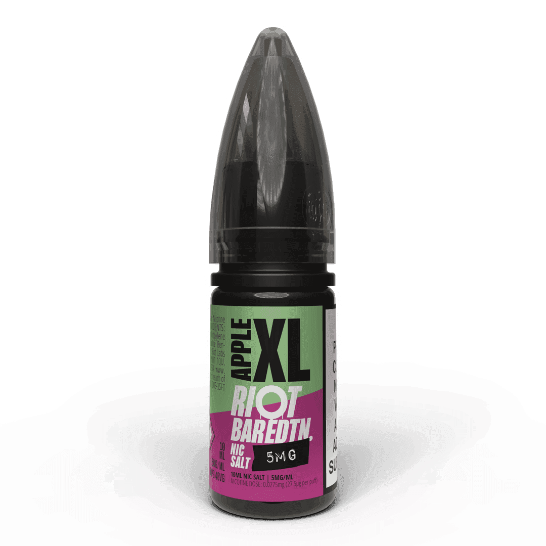 APPLE XL - BAR EDTN - 10ML NIC SALT E-LIQUID - 0MG | 5MG | 10MG | 20MG BY RIOT SQUAD - Vapeslough