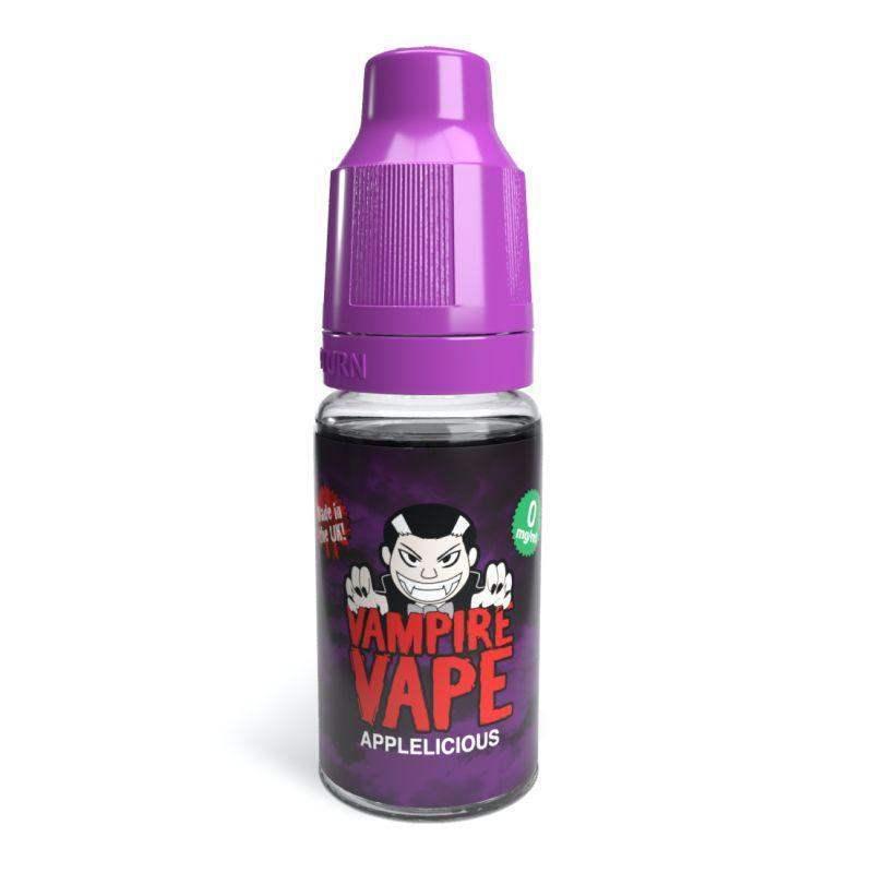 APPLELICIOUS 10ML E-LIQUID BY VAMPIRE VAPE - 3MG - Vapeslough