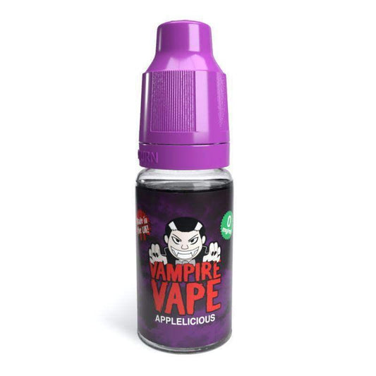 APPLELICIOUS 10ML E-LIQUID BY VAMPIRE VAPE - 3MG - Vapeslough