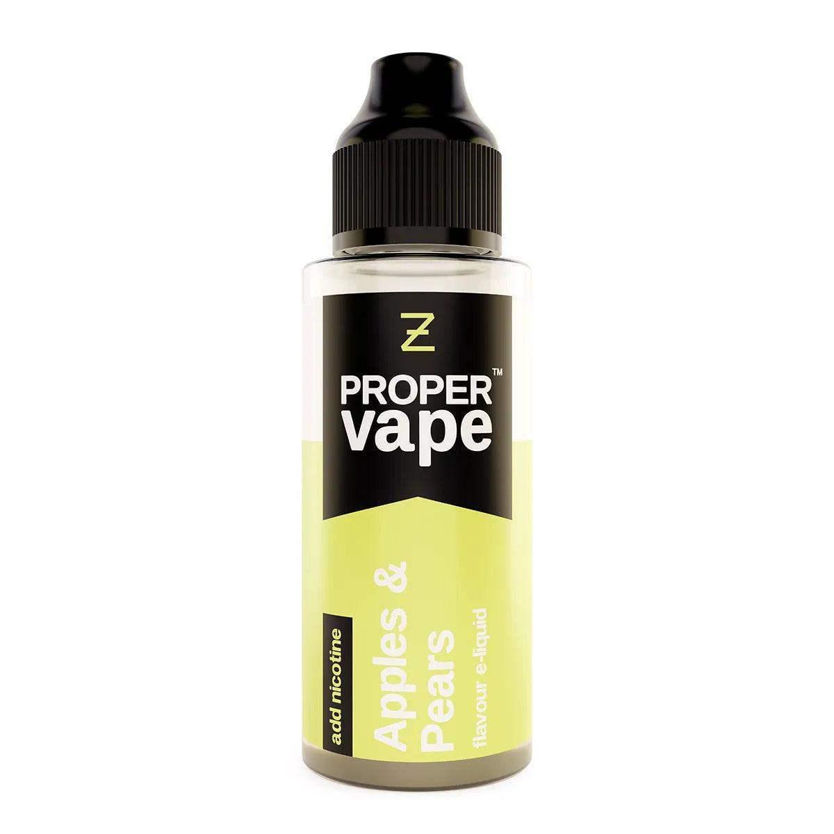 APPLES & PEARS 100ML SHORT FILL E-LIQUID BY PROPER VAPE - ZEUS JUICE - Vapeslough