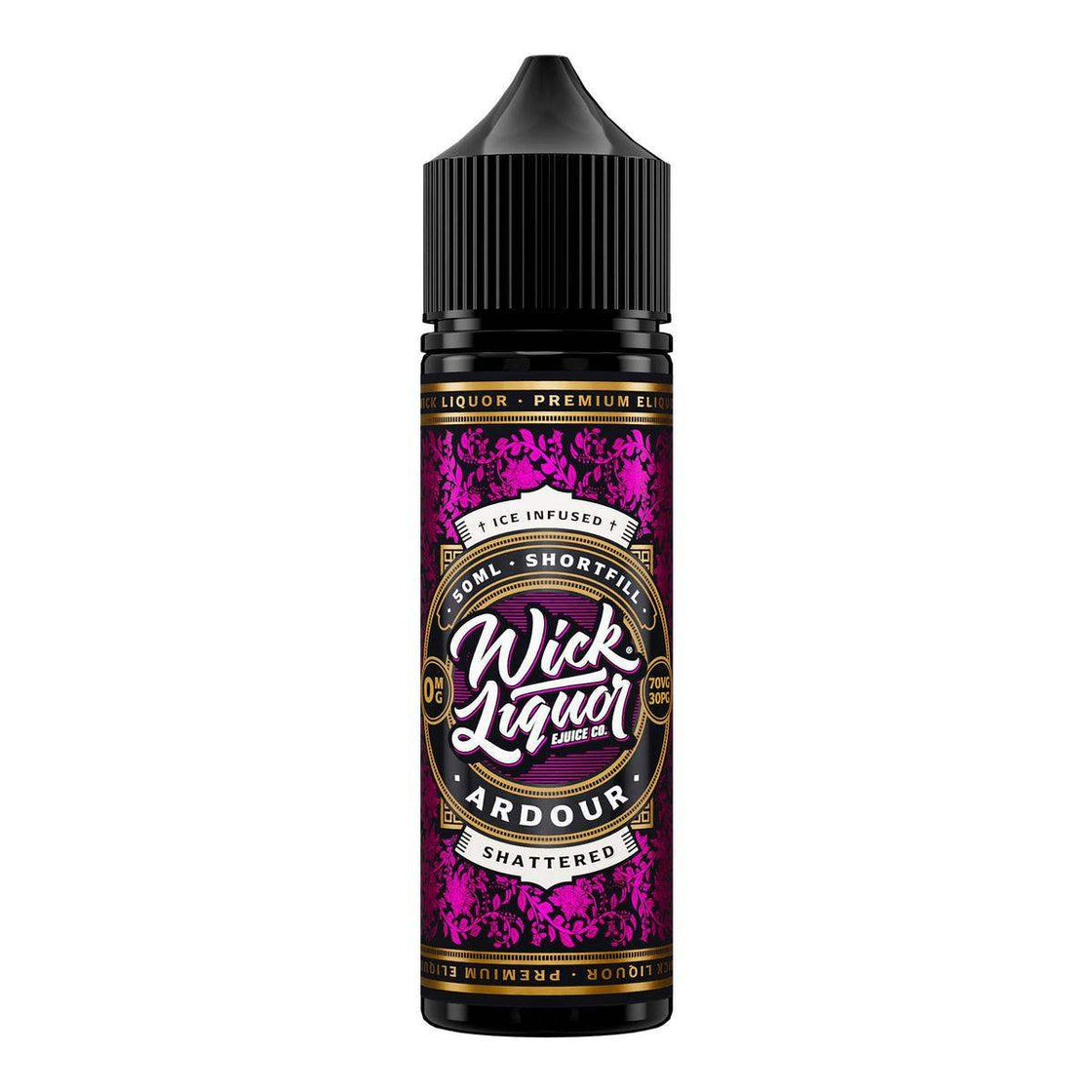 ARDOUR SHATTERED 50ML SHORT FILL BY WICK LIQUOR - Vapeslough