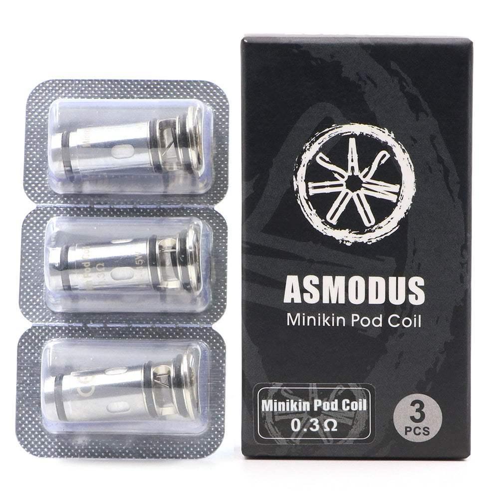 ASMODUS MINIKIN POD REPLACEMENT COILS - PACK OF 3 - Vapeslough