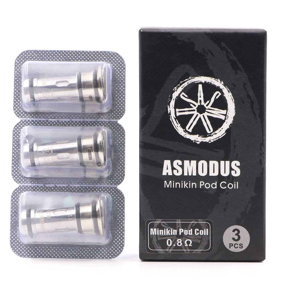 ASMODUS MINIKIN POD REPLACEMENT COILS - PACK OF 3 - Vapeslough