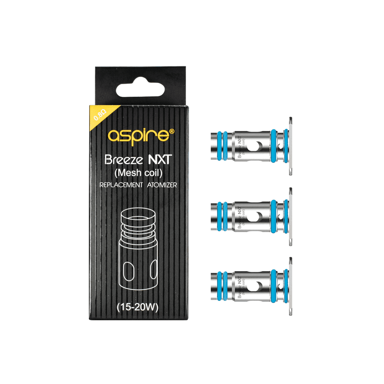 ASPIRE BREEZE NXT REPLACEMENT COILS - PACK OF 3 - Vapeslough