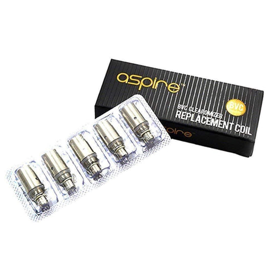 ASPIRE BVC & K1-K2 REPLACEMENT COILS - PACK OF 5 - Vapeslough