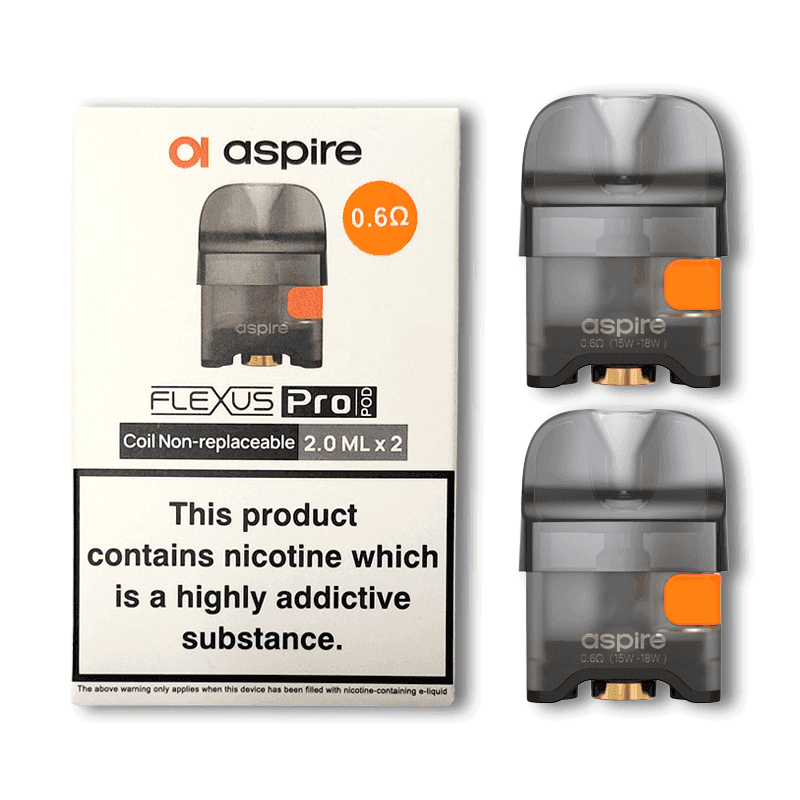 ASPIRE FLEXUS PRO REPLACEMENT PODS - PACK OF 2 - Vapeslough