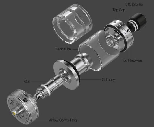 ASPIRE NAUTILUS 3 MTL TANK - Vapeslough