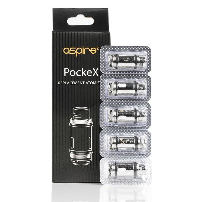 Aspire PockeX 0.6ohm | 1.2ohm Pack of 5 Coils - Vapeslough