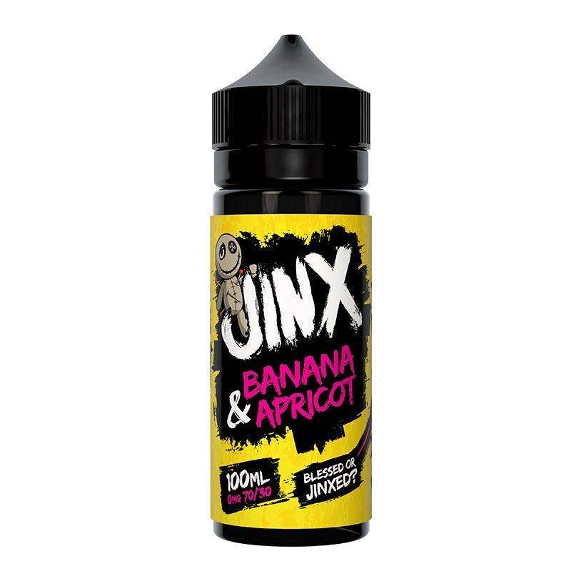 BANANA & APRICOT 100ML SHORT FILL E-LIQUID BY JINX - Vapeslough