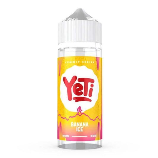 BANANA ICE 100ML SHORT FILL E-LIQUID BY YETI SUMMIT SERIES - Vapeslough