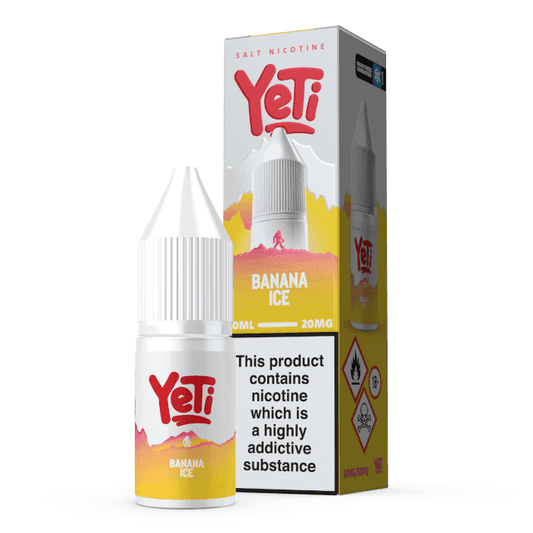 BANANA ICE 10ML NIC SALT E-LIQUID BY YETI SUMMIT - 10MG | 20MG - Vapeslough