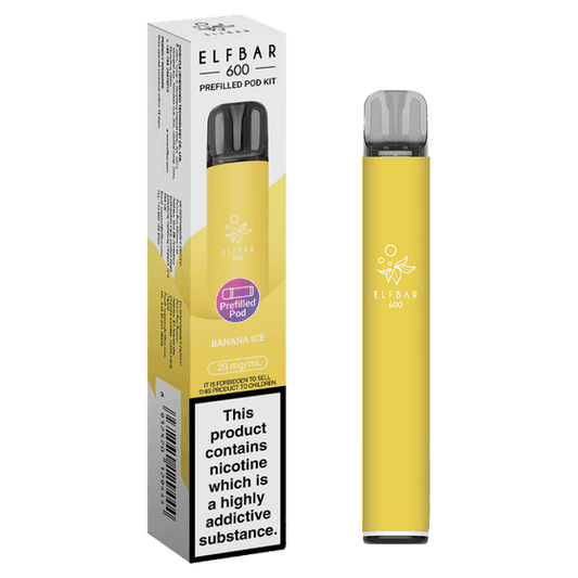BANANA ICE - ELFBAR 600 PREFILLED POD KIT - Vapeslough