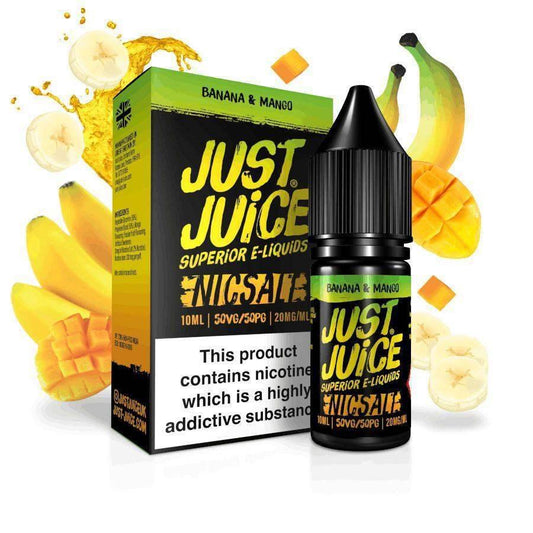 BANANA MANGO NIC SALT BY JUST JUICE - Vapeslough