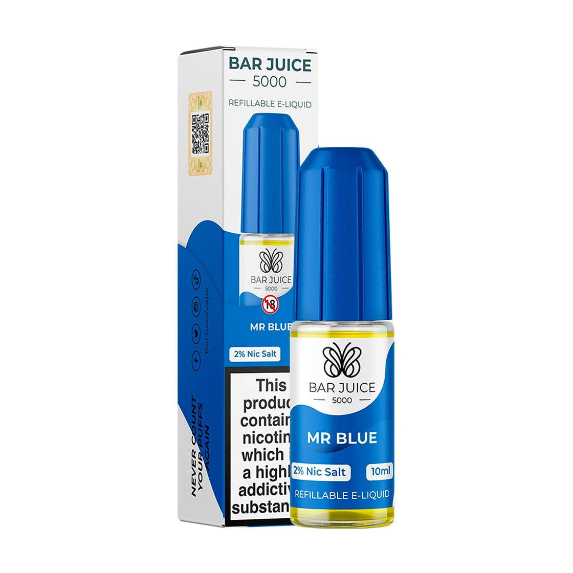 BAR JUICE 5000 10ML NICOTINE SALT - 10MG (1%) | 20MG (2%) MIX & MATCH 3 X £9.99 - Vapeslough
