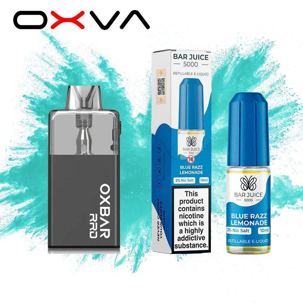 BAR JUICE 5000 X OXBAR RRD - DEVICE & 3 X 10ML NIC SALT E-LIQUID INCLUDED - 10MG | 20MG - Vapeslough