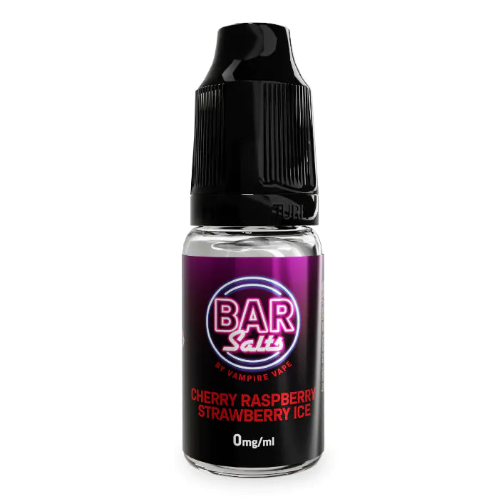 CHERRY RASPBERRY STRAWBERRY ICE BAR SALT - 10ML NIC SALT E-LIQUID - 10MG|20MG BY VAMPIRE VAPE