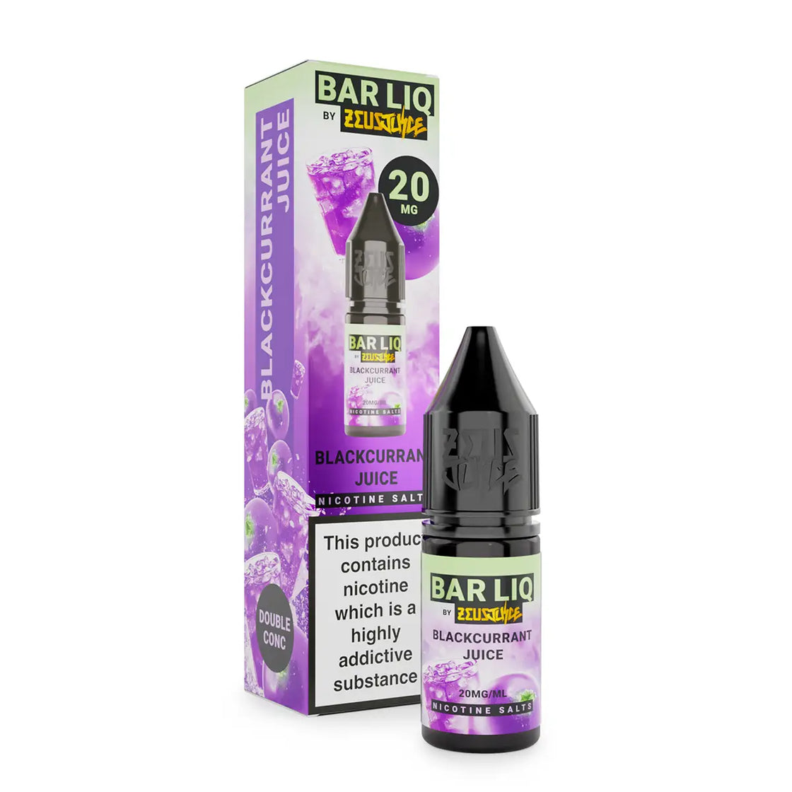 BLACKCURRANT JUICE 10ML E LIQUID NICOTINE SALT BY ZEUS JUICE