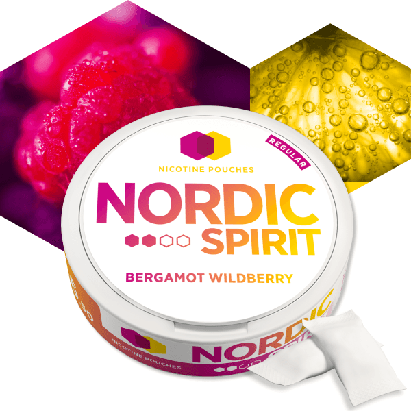 BERGAMOT WILDBERRY NICOTINE POUCHES BY NORDIC SPIRIT - Vapeslough
