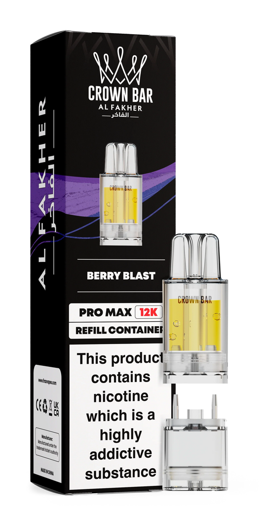 Berry Blast Al Fakher Crown Bar Pro Max 12K Refill Pod - Vapeslough