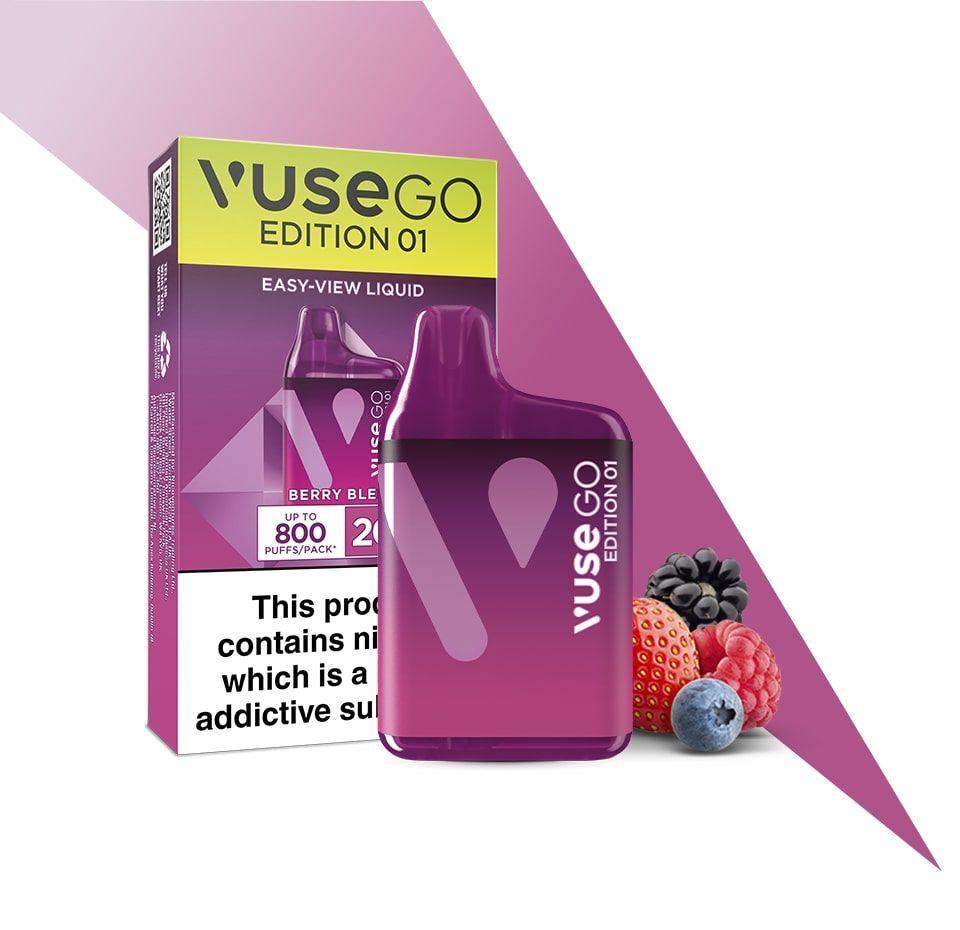 BERRY BLEND DISPOSABLE VAPE BY VUSE GO EDITION 01 - 20MG - Vapeslough