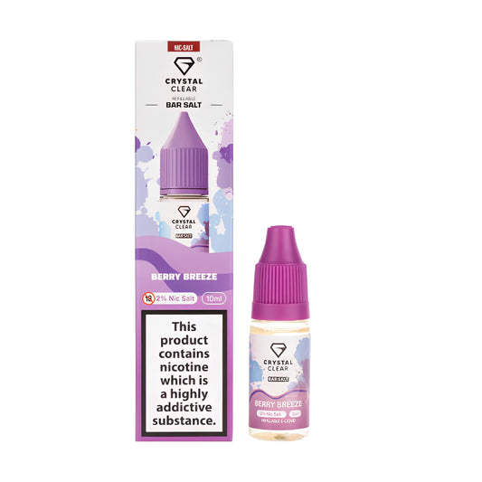 BERRY BREEZE CRYSTAL CLEAR BAR SALTS 10mg|10ml - Vapeslough