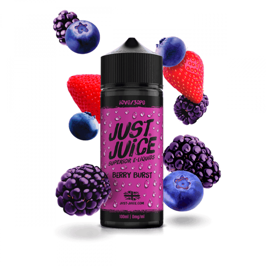 BERRY BURST 100ML SHORT FILL E-LIQUID BY JUST JUICE - Vapeslough