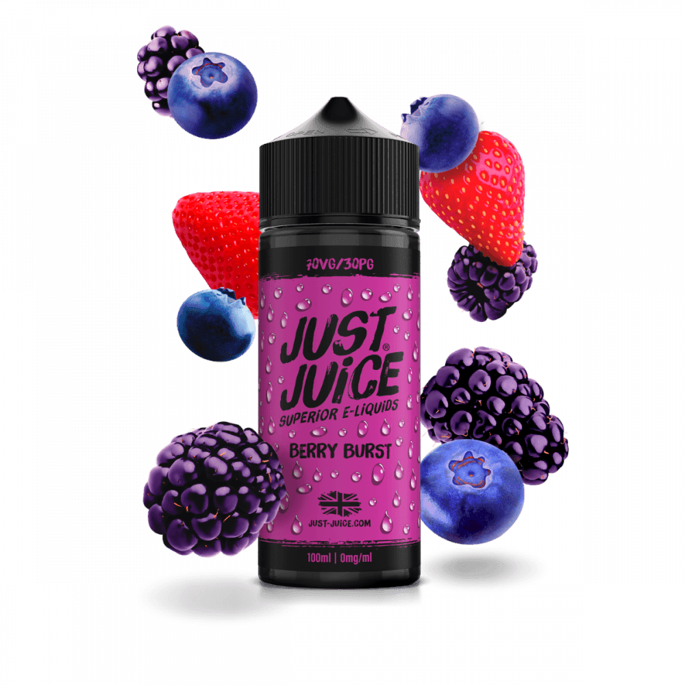 BERRY BURST 100ML SHORT FILL E-LIQUID BY JUST JUICE - Vapeslough