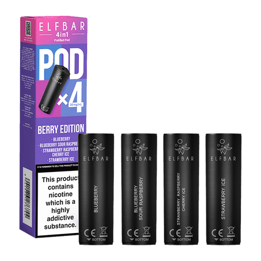 BERRY EDITION ELFBAR 4IN1 PODS - Vapeslough