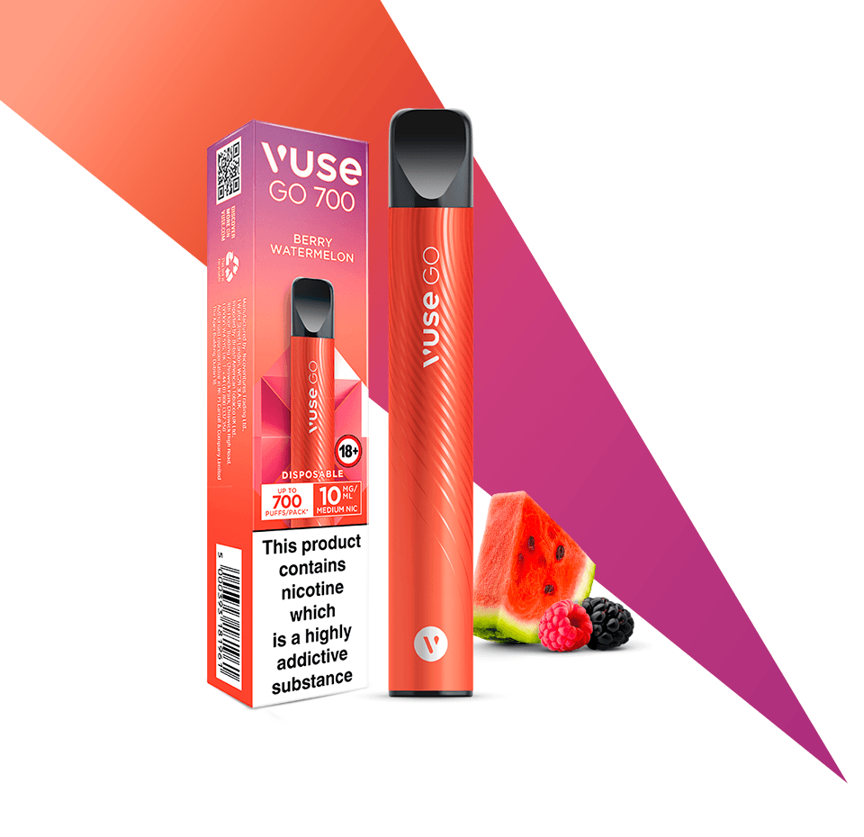 BERRY WATERMELON DISPOSABLE VAPE BY VUSE GO 700 - 10MG - Vapeslough