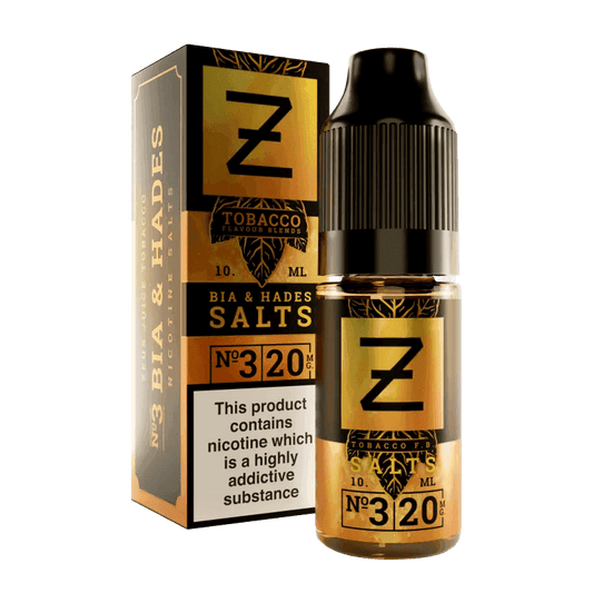 BIA & HADES TOBACCO 10ML SALT – ZEUS JUICE - Vapeslough