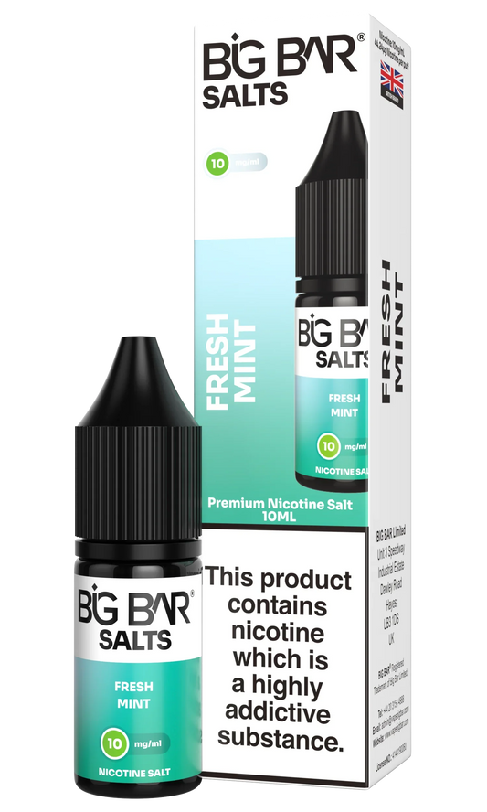 BIG BAR SALTS FRESH MINT 10 \ 20mg - Vapeslough