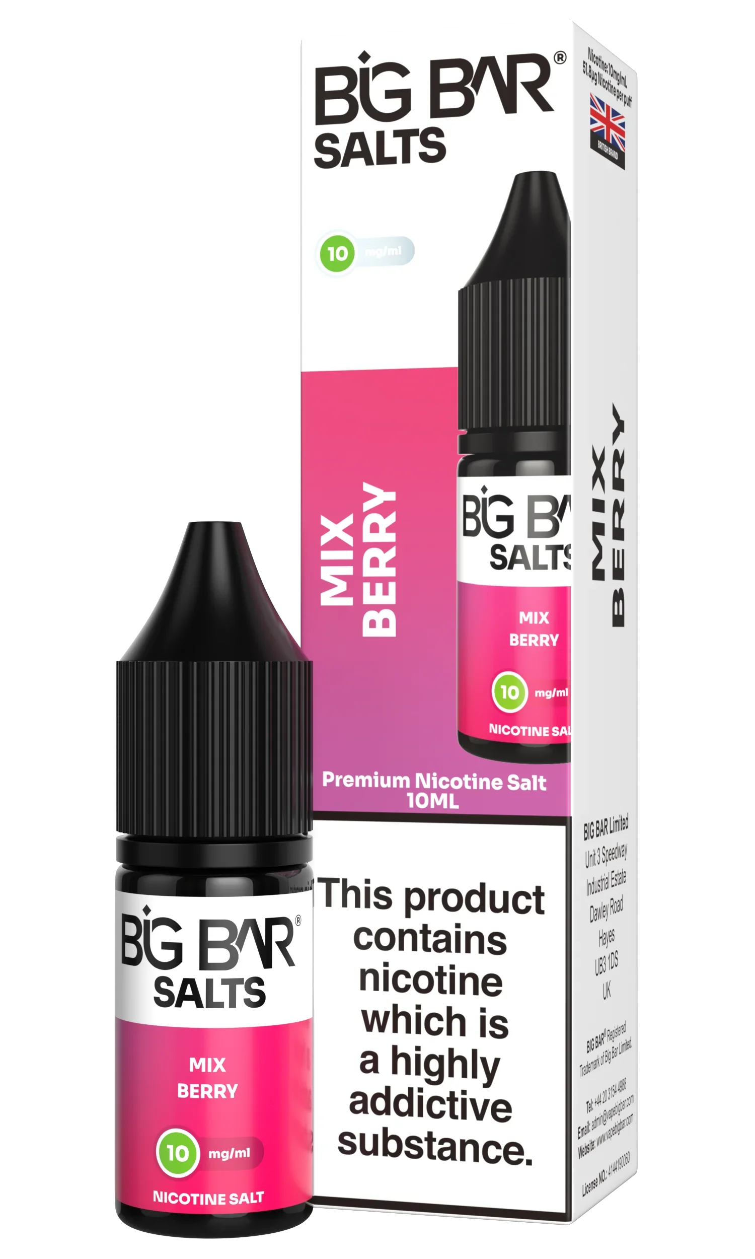 BIG BAR SALTS MIX BERRY 10 \ 20mg - Vapeslough