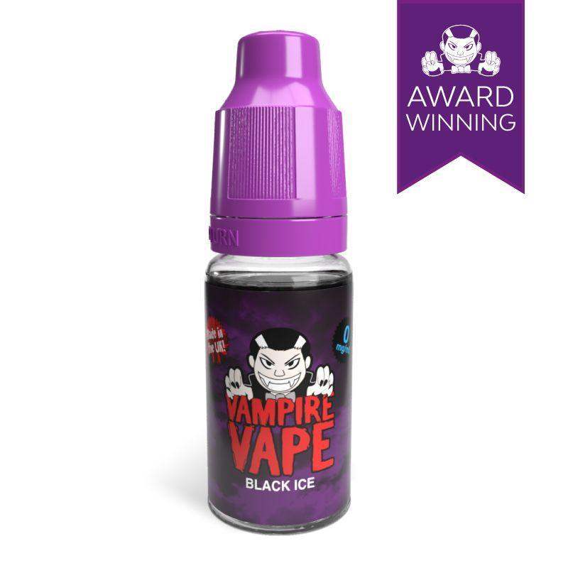 BLACK ICE 10ML E-LIQUID BY VAMPIRE VAPE - 18MG - Vapeslough