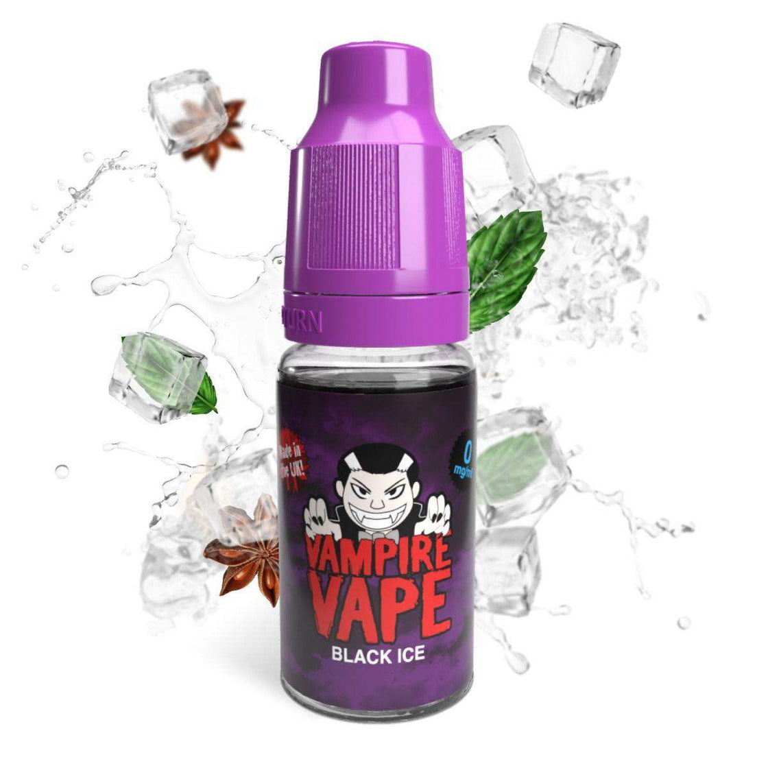 BLACK ICE 10ML E-LIQUID BY VAMPIRE VAPE - 18MG - Vapeslough